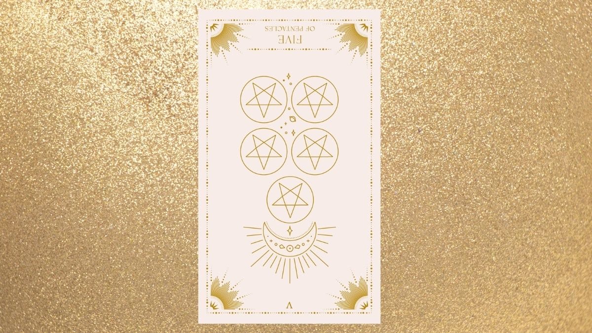 Five Of Pentacles Tarot Card Reversed