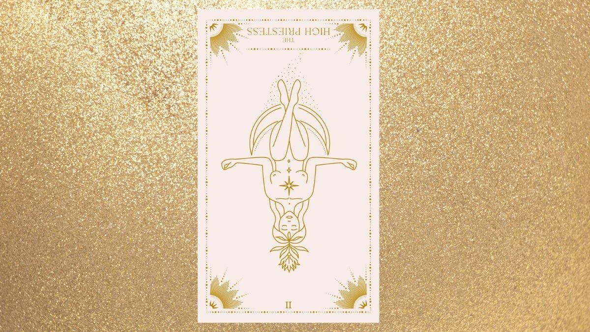 The High Priestess Tarot Card Reversed