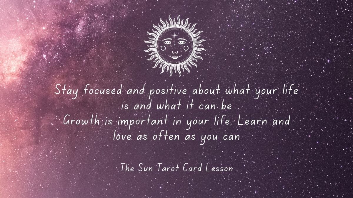 Lessons The Sun Tarot Card Wants To Teach You