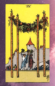 The Four Of Wands Tarot Card Meaning