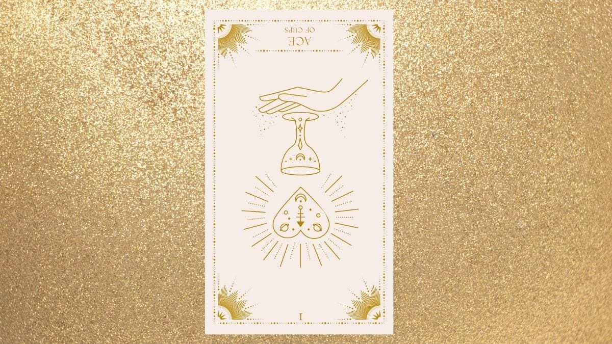 Ace Of Cups Tarot Card Reversed